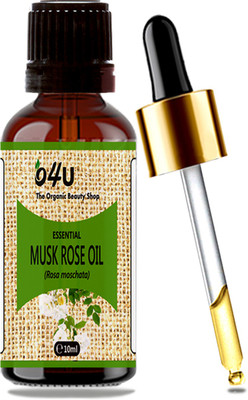 

O4U 100% Fresh, Natural & Organic undiluted Musk rose Essential oil for Aromatherapy, Moisturizing Skin, Hair & Face Care- 10 ml(10 ml)