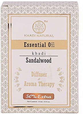 

Khadi Sandalwood essential oil 15ml 100% Pure Natural with diffuser(15 ml)