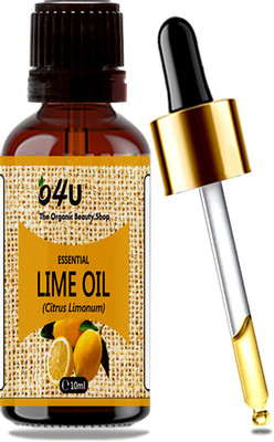 

O4U 100% Fresh, Natural & Organic undiluted Lime Essential oil for Aromatherapy, Moisturizing Skin, Hair & Face Care- 10 ml(10 ml)