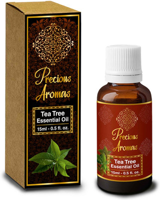 

Precious Aromas Pure Tea TreeEssential Oil, 100% Natural and Therapeutic Grade-15 ML(15 ml)