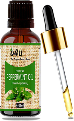 

O4U 100% Fresh, Natural & Organic undiluted Peppermint Essential oil for Aromatherapy, Moisturizing Skin, Hair & Face Care- 15 ml(15 ml)