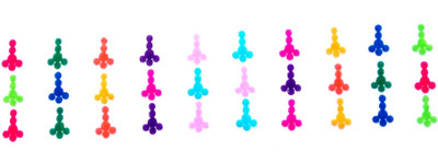 

SJ COLLECTION Beautiful Colorful Doted Shape Size ( Height 1 cm ) 30 Premium Quality Forehead Multicolor Bindis(Fancy Design Bindi)