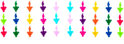 

SJ COLLECTION Colorful Beautiful Modern Latest Design Premium Quality Size ( Height 1.2 cm ) 30 Forehead Multicolor Bindis(Fancy Modern Style Designer Bindi)