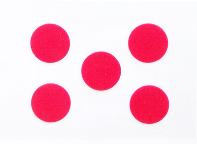 

SJ COLLECTION Large Red Size ( Height 1.5 x width 1.5 ) 5 Forehead Red Bindis(Fancy Design Bindi)