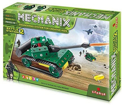 ZEPHYR Mechanix Battle Station 2 Building Toy(Multicolor)