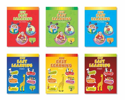 6 Books Set of New Easy Learning for Kids English Mathematics GK EVS Drawing Colouring Writing Activities Stories EASY LEARNING(English, Paperback, MAYUR PUBLICATIONS)