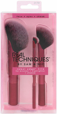 

Real Techniques Rebel Edge Trio Makeup Brush Set (Set Of 1)(Pack of 3)