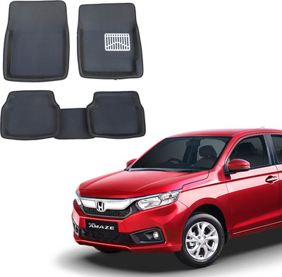 Dapidx Plastic 3D Mat For  Honda Amaze(Black)