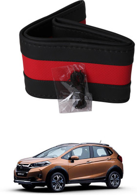 AYW Hand Stiched Steering Cover For Honda CR-V(Black, Red, Leather)