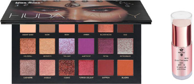 

Miss Boss hb desert dusk palette and Stick Concealer Vitamin-E & Filter Highlighter With SPF-15 combo(Set of 2)