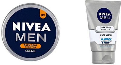 

Nivea dark spot reduction face wash 50 gram + dark spot reduction cream 30 gram(Set of 2)