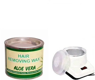 

Shopfleet Combo Set of Aloe Vera Wax(550 Gm.) with Wax Heater Machine For girls and Parlor Use(Set of 2)