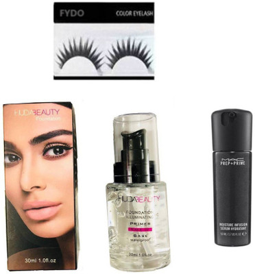 

Fydo foundation , prep prime with eyelashes(Set of 3)
