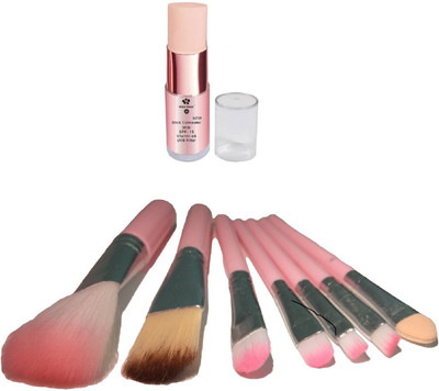 

Miss Boss hk set of 7 pink brushes and Stick Concealer Vitamin-E & Filter Contour With SPF-15 combo(Set of 2)