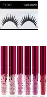 

Fydo lipstick set with eyelashes(Set of 2)