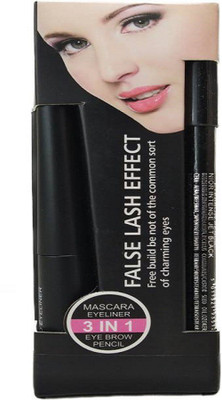 TRS EYELINER MASCARA EYEBROW PENCIL SET.. (Set of 3)(3 Items in the set)