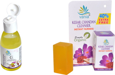 

vania Skin Polishing SPA Serum 25 Ml & Kesar Chandan Cleanser 35 Gm(Set of 2)