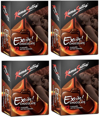 KamaSutra Chocolate condom Condom(Set of 4, 48S)