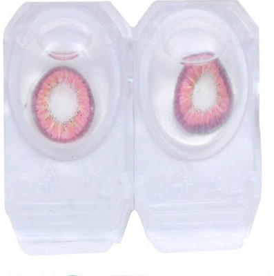 

drr teleservices Monthly Contact lens Monthly Contact Lens(0, Red Chilly, Pack of 2)