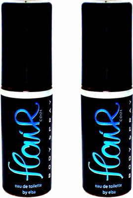 

Elsa FLAIR COOL Enchanted AQUA Perfume Body Spray Body Spray - For Men & Women(140 ml, Pack of 2)