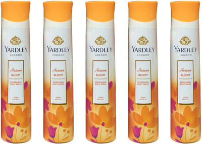 

Yardley London AUTUMN BLOOM PACK OF 5 Body Spray - For Women(150 ml, Pack of 5)