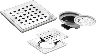 Kindle Floor Stainless Steel Pop-Up Strainer(6 cm Set of 1)
