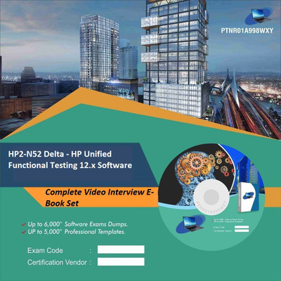 

PTNR01A998WXY HP2-N52 Delta - HP Unified Functional Testing 12.x Software Complete Video Interview E-Book Set(DVD)