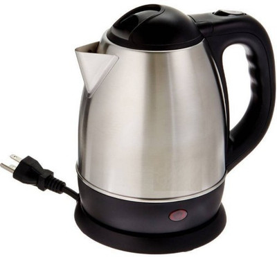 

BOMBINATE â¢ 1.8 L Stainless Steel Hot Water Pot Portable Boiler Tea Coffee Warmer Heater Cordless Electric Kettle Electric Kettle(1.8 L, Silver)