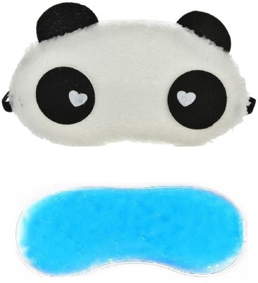 

Jenna Fur Sleeping Eye Mask for Insomnia, Meditation, Puffy Eyes and Dark Circles Panda WH(1 g)
