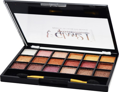 

Glam 21 18-Color Eyeshadow-ES511-02 18 g(Multicolor)