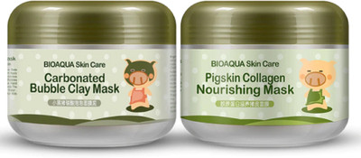 

BIOAQUA Carbonated Bubble Clay Collagen Nourishing Face Mask(100 g)