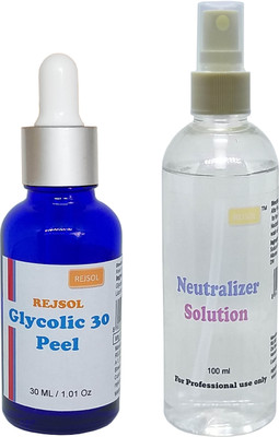 

REJSOL Glycolic Acid 30% 30 ml with 100 ml Neutralizer(30 ml)