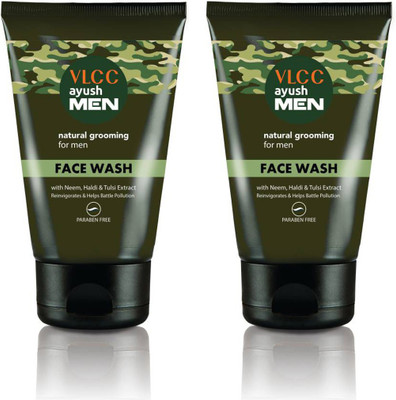 

VLCC Ayush Men Natural Face Wash Paraben Free Pack of -2 (200g) Face Wash(200 g)