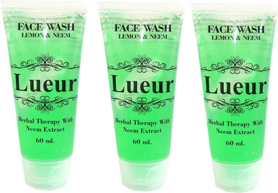 

LUEUR Lemon & Neem-3PC Face Wash(60 ml)