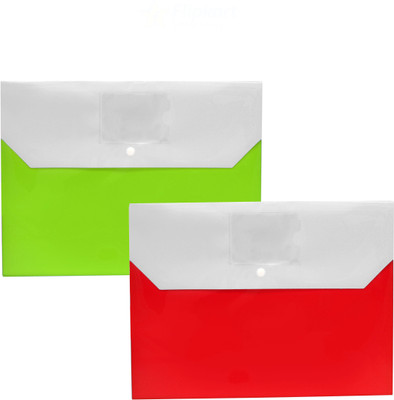 Flipkart SmartBuy Polypropylene Double Pocket Document bag(Set Of 2, Multicolor)