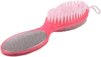 

ADHBHUD 4 In 1 Foot File With Pedicure Brush(Pink)