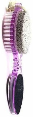 

Nuestra 4 In 1 Foot File With Pedicure And Manicure Brush(Multicolor)