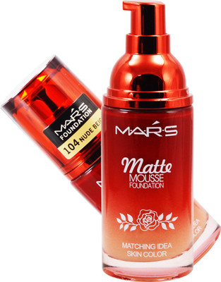 Mars Matte Mousse Foundation-F06-104 Foundation(Nude Beige)