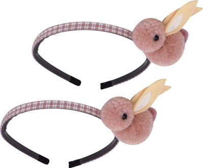 

VERBIER cute rabbit hair band for kids stylish Hair Band(Pink)