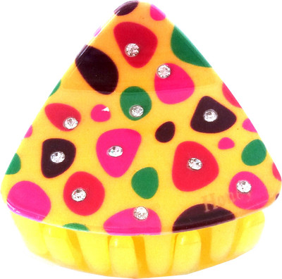 

Fashionable MEDIUM SIZE STONE AND PRINTED Hair Claw(Multicolor)