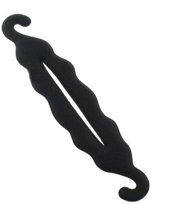 

One Personal Care Sponge French Twist Roll Bun(Black)