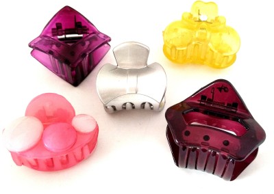 

Fashionable SET OF 5 DIFFERENT DESIGN Hair Claw(Multicolor)