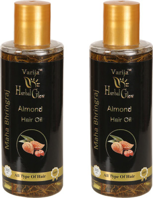 

Varija Herbal Glow Maha Bhringraj Enriched With Almond Hair Oil(400 ml)