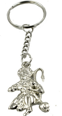 faynci Lord Hanuman with Lord Ram Key Chain for Gifting, Good Luck and Protection Key Chain