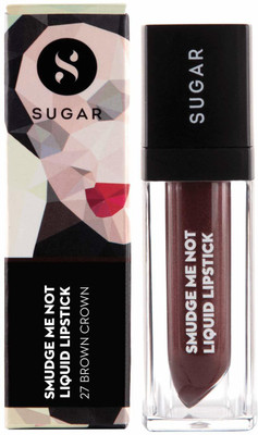 

Sugar Smudge me not liquid Lipstick, 4.5ml(27 Brown Crown)