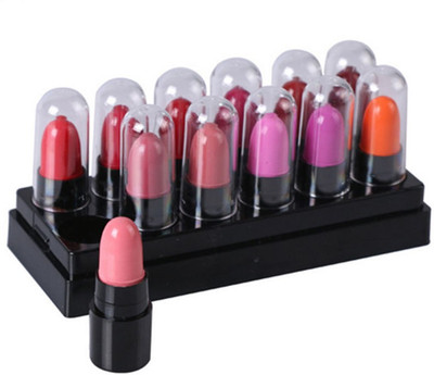 

Sungroup Creations Color Madness Travel Pack Mini Lipstick Set of 12(Multicolor)