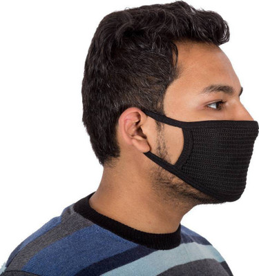 

kiros Half Nose Mask (Black Pack Of 1) Mask and Respirator
