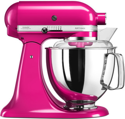 

KitchenAid 5KSM150PSDRI CLASSIC TILT HEAD ARTISAN RASBRY ICE (D)(Tilt Head-Stand Mixer) 240 Juicer Mixer Grinder(Raspberry Ice, 1 Jar)