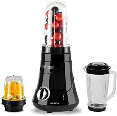 

Sheffield Classic SH-1031 400 Mixer Grinder(Black, 3 Jars)