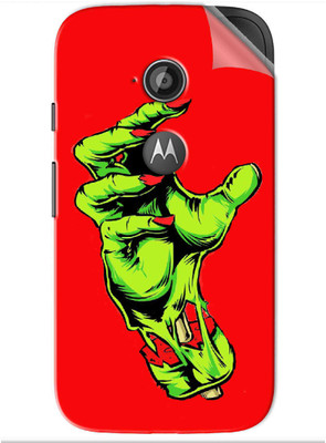 Snooky Motorola Moto E (2nd Gen) 4G Mobile Skin(Red)